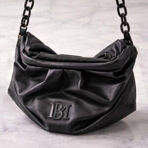 Badgley Mischka Vegan Leather‎ Bag Purse w/ Chain New